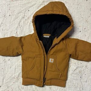 Carhartt Tan Hooded Jacket